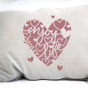 Herz Enjoy your Life Plotterdatei SVG DXF FCM